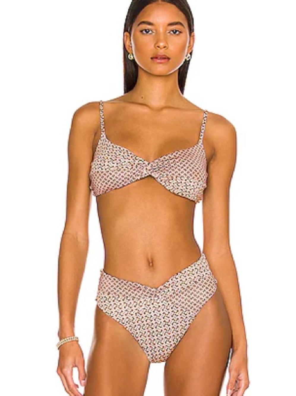 L Space Ringo Bikini Set in Kaleidoscope Twin Print Size Small